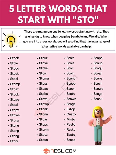 words start sto|List of words that start with STO